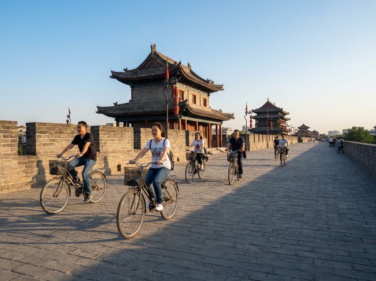 Muralla Ming en bicicleta