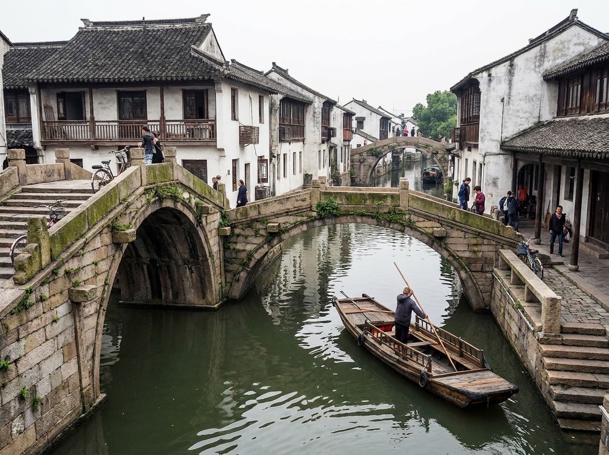 Pueblo del agua de Zhujiajiao