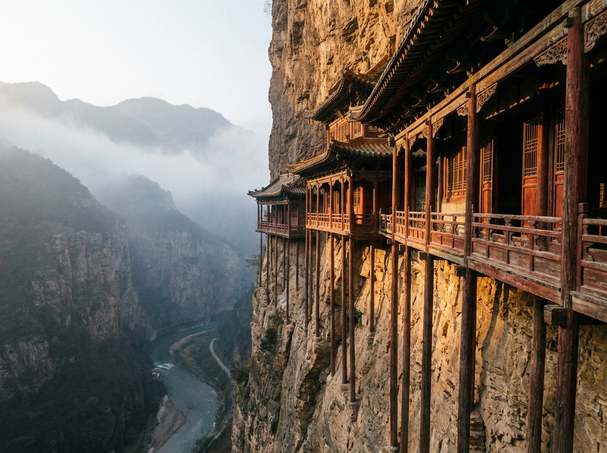 Templo Colgante de Hengshan