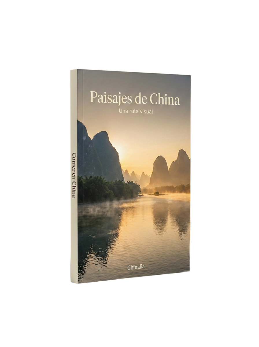 Los paisajes más bellos de China — mockup ebook